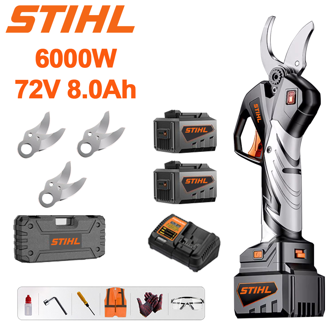6000 W kefe nélküli motor (24 órás akkumulátor-élettartam) + LED teljesítményjelző + 72 V 8,0 Ah akkumulátor * SK 2 + összes töltő +blade