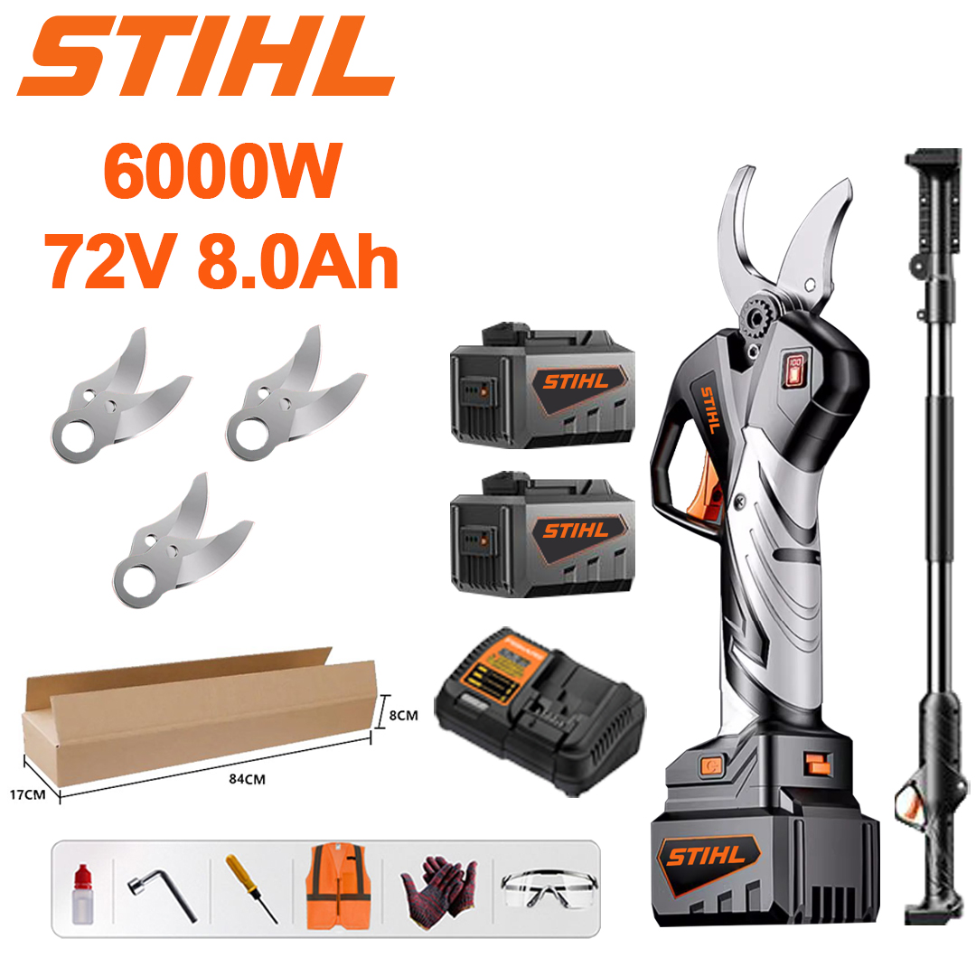 [Hosító pólus: 3 méter] 6000 W kefe nélküli motor (24 órás akkumulátor-élettartam) + LED-es teljesítményjelző + 72V *SK9 +3 töltés + 8,0 Ah